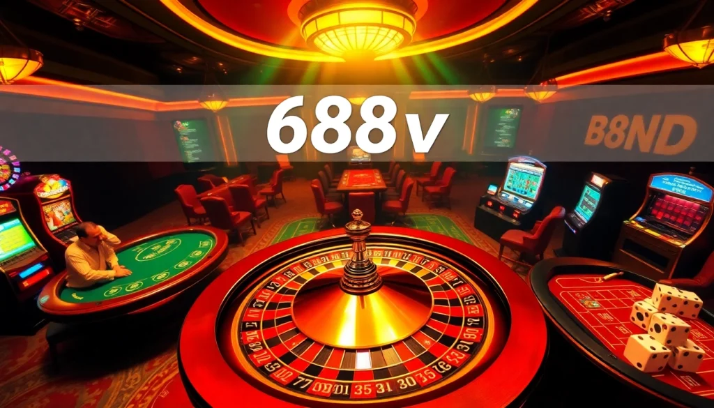 Experience the thrill of 688v with exciting casino games and vibrant atmosphere.