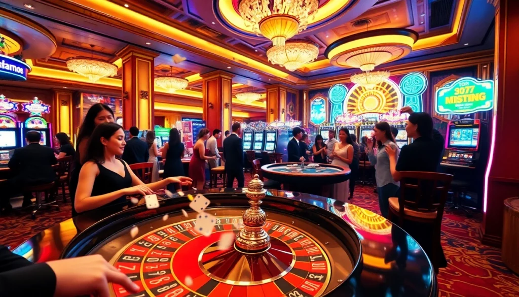 Experience 호치민 마사지 in a vibrant casino setting with roulette and exciting wins.