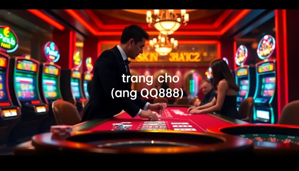 Experience the excitement of trang chủ qq88 at a lively casino table with action-packed games and vibrant atmosphere.